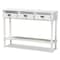 Baxton Studio Garvey French Provincial White Finished Wood 3-Drawer Entryway Console Table 179-11330-Zoro - alternate 3